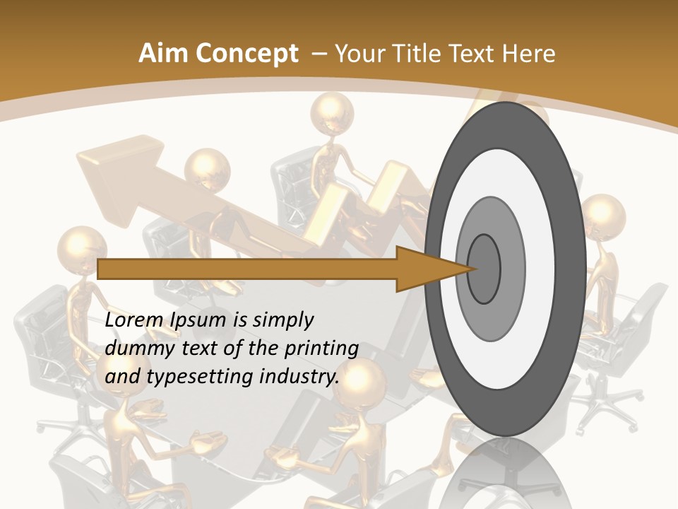 Boardroom Character Illustration PowerPoint Template