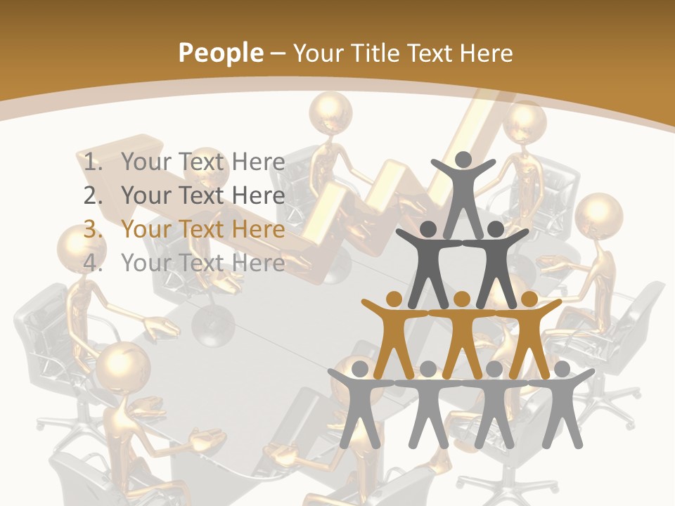 Boardroom Character Illustration PowerPoint Template