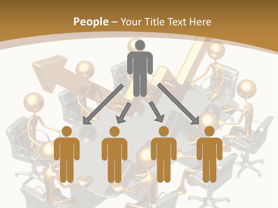 Boardroom Character Illustration PowerPoint Template