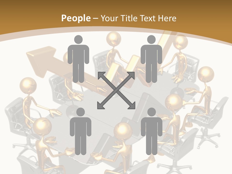 Boardroom Character Illustration PowerPoint Template