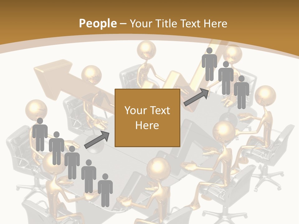 Boardroom Character Illustration PowerPoint Template