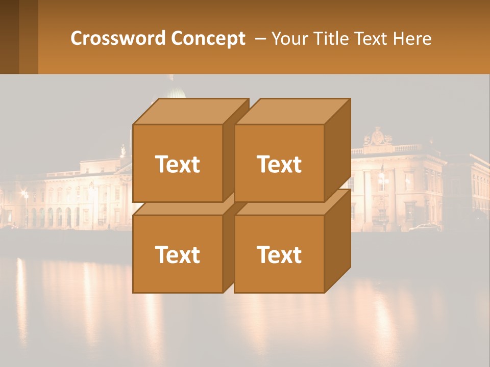 Government Showplace Dublin PowerPoint Template