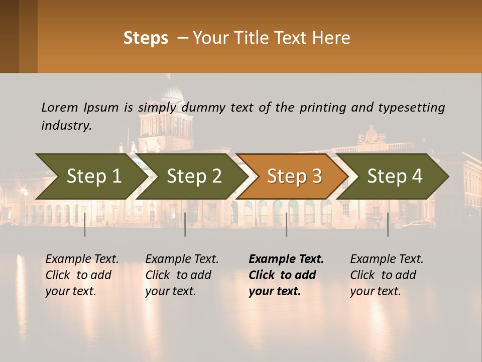 Government Showplace Dublin PowerPoint Template