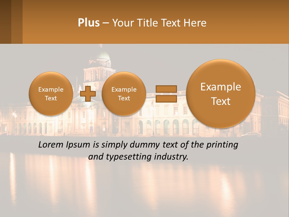Government Showplace Dublin PowerPoint Template
