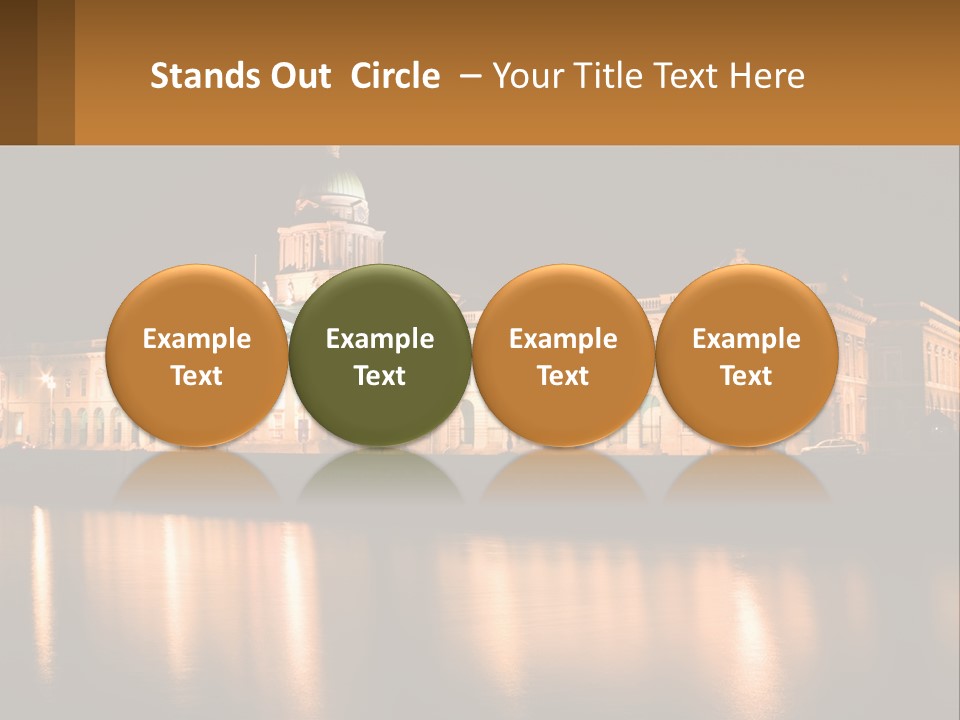 Government Showplace Dublin PowerPoint Template