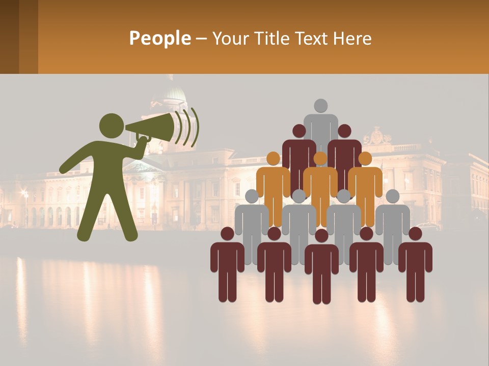 Government Showplace Dublin PowerPoint Template