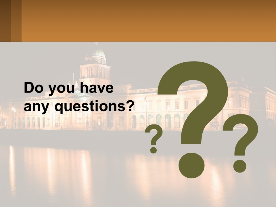 Government Showplace Dublin PowerPoint Template