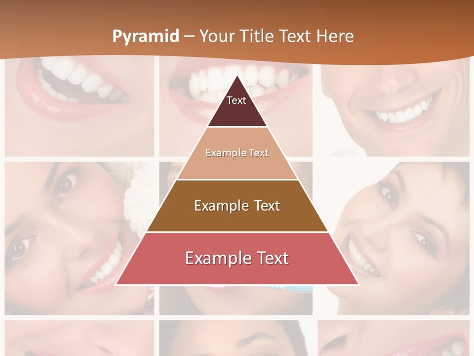 Health Lady Teeth PowerPoint Template