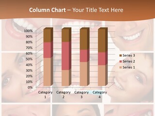 Health Lady Teeth PowerPoint Template