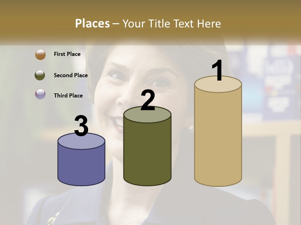 Jewelry Horizontal Lady PowerPoint Template