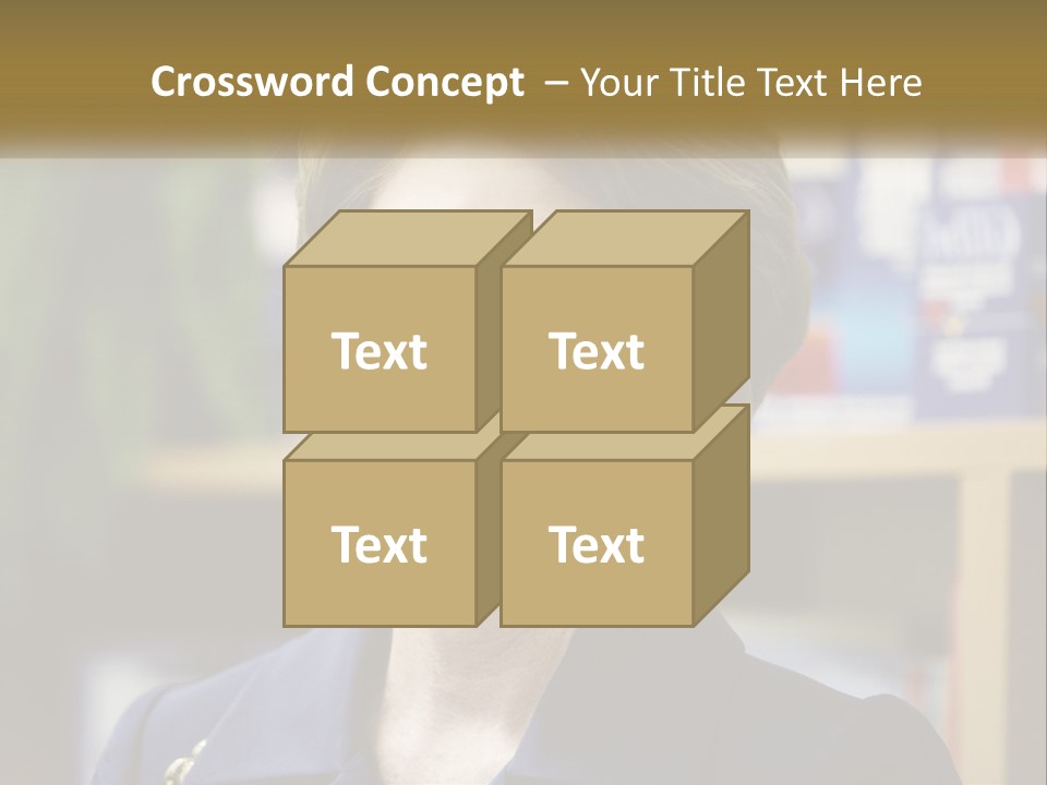 Jewelry Horizontal Lady PowerPoint Template