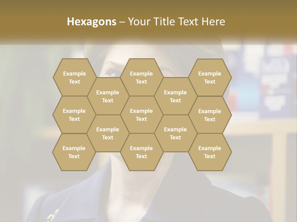 Jewelry Horizontal Lady PowerPoint Template