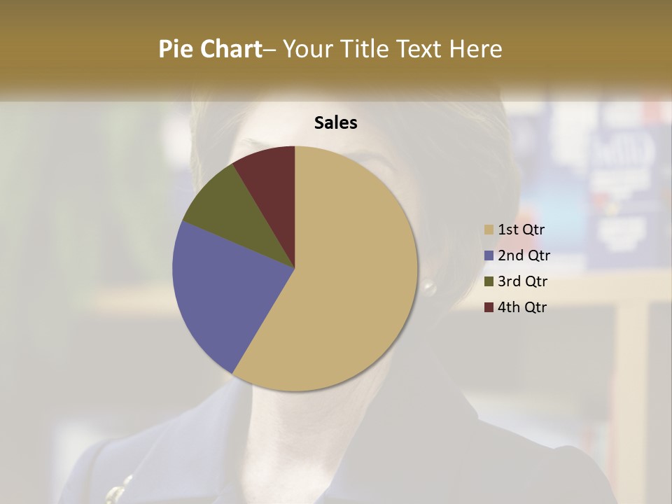 Jewelry Horizontal Lady PowerPoint Template