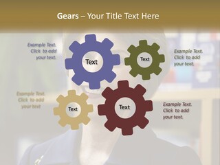 Jewelry Horizontal Lady PowerPoint Template