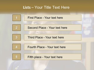 Jewelry Horizontal Lady PowerPoint Template