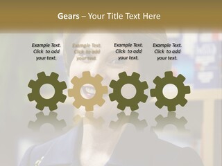 Jewelry Horizontal Lady PowerPoint Template