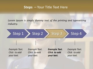 Jewelry Horizontal Lady PowerPoint Template