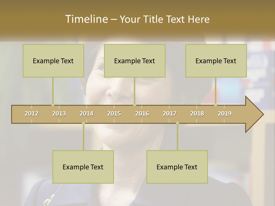 Jewelry Horizontal Lady PowerPoint Template