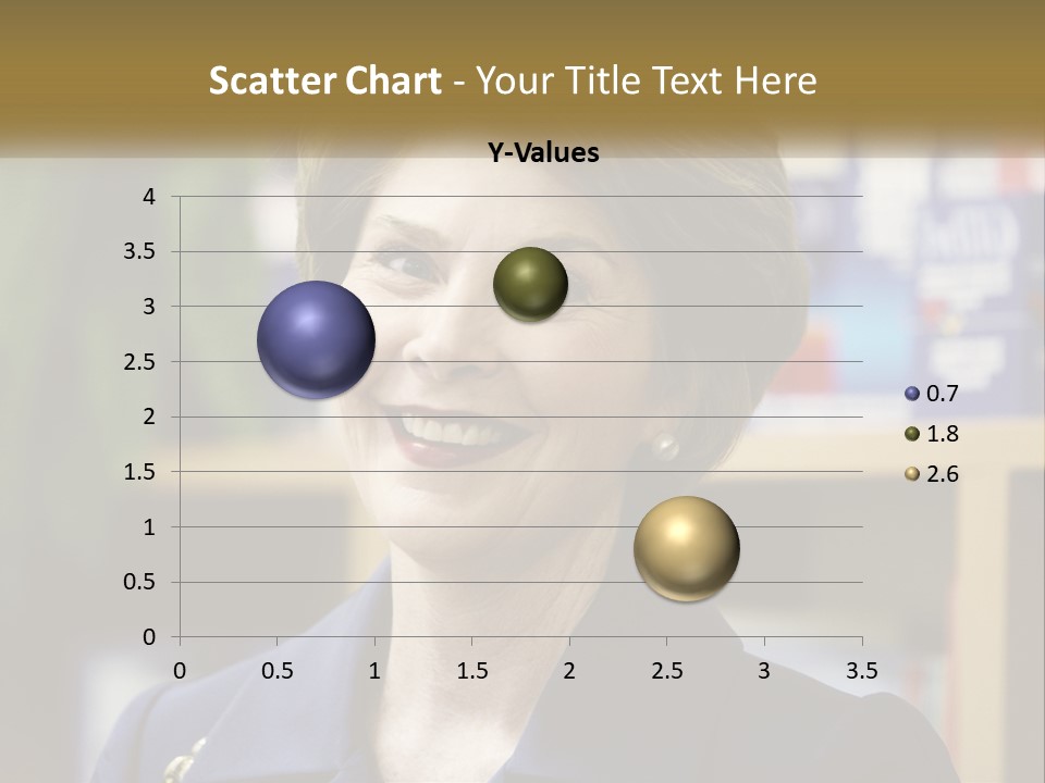 Jewelry Horizontal Lady PowerPoint Template