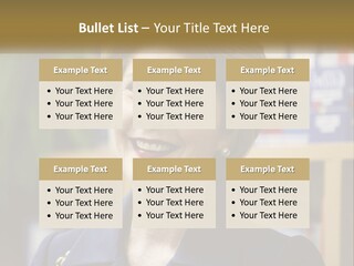 Jewelry Horizontal Lady PowerPoint Template