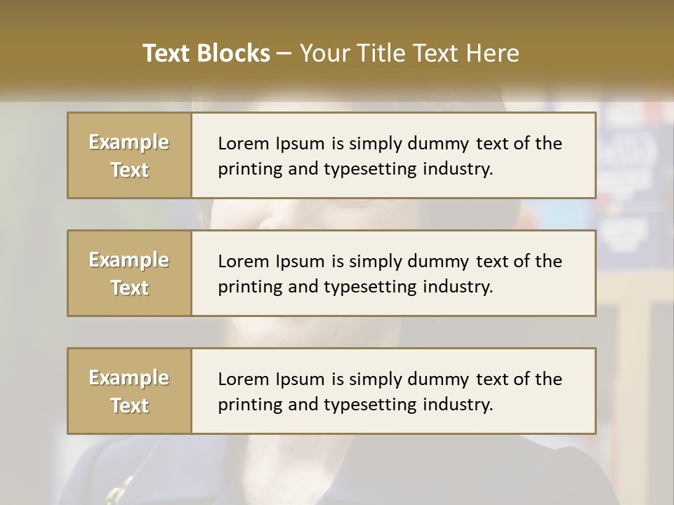 Jewelry Horizontal Lady PowerPoint Template