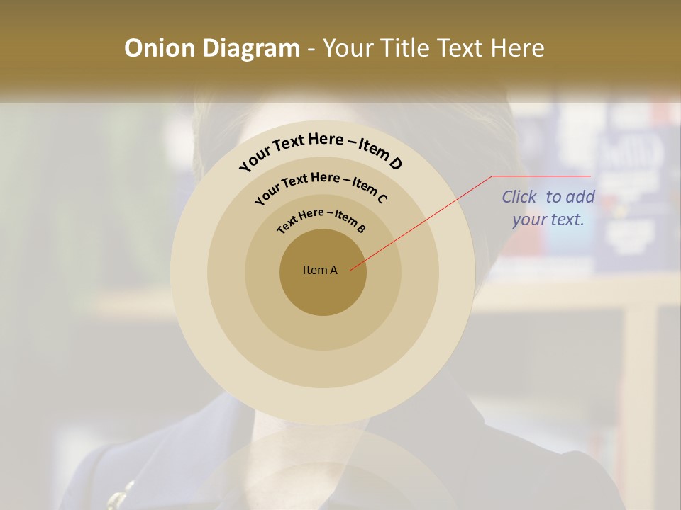 Jewelry Horizontal Lady PowerPoint Template