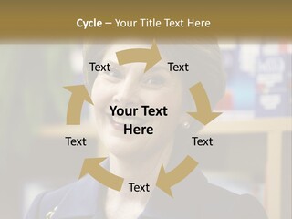 Jewelry Horizontal Lady PowerPoint Template