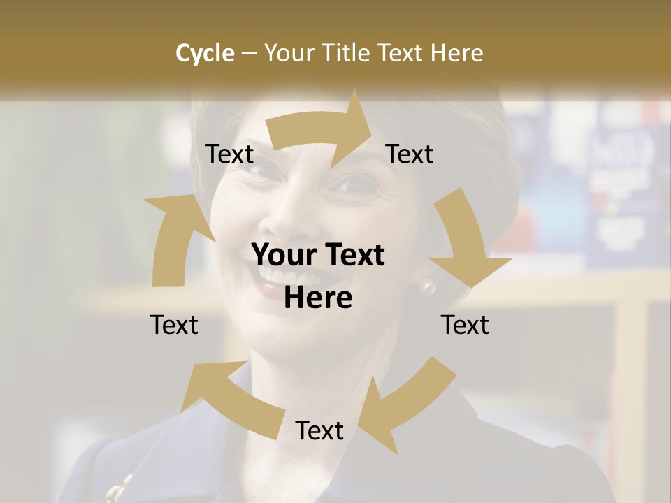 Jewelry Horizontal Lady PowerPoint Template