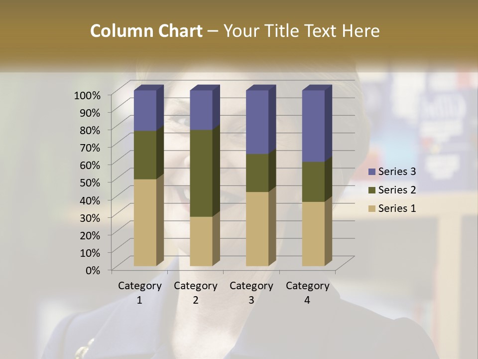 Jewelry Horizontal Lady PowerPoint Template