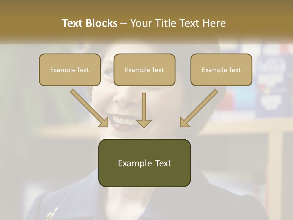 Jewelry Horizontal Lady PowerPoint Template