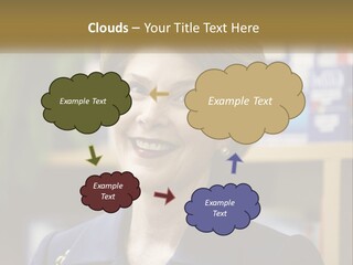 Jewelry Horizontal Lady PowerPoint Template