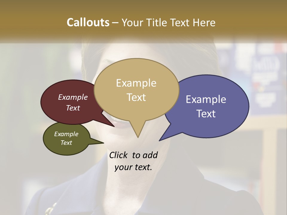 Jewelry Horizontal Lady PowerPoint Template