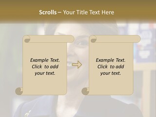 Jewelry Horizontal Lady PowerPoint Template