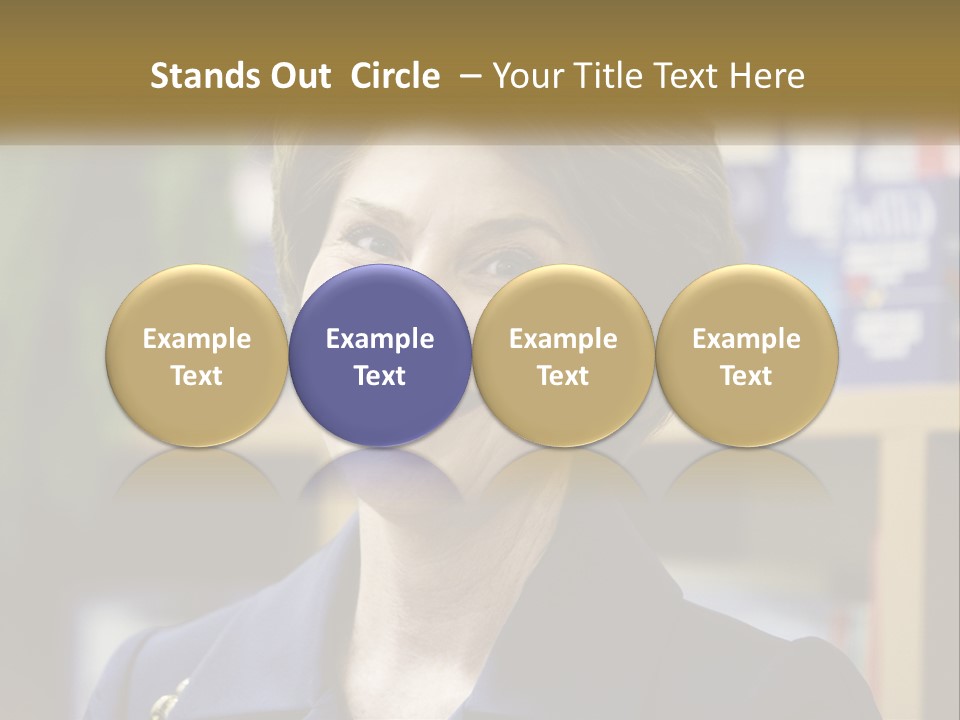 Jewelry Horizontal Lady PowerPoint Template