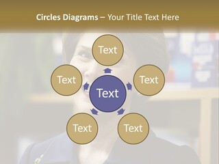 Jewelry Horizontal Lady PowerPoint Template