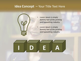 Jewelry Horizontal Lady PowerPoint Template