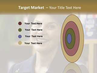 Jewelry Horizontal Lady PowerPoint Template