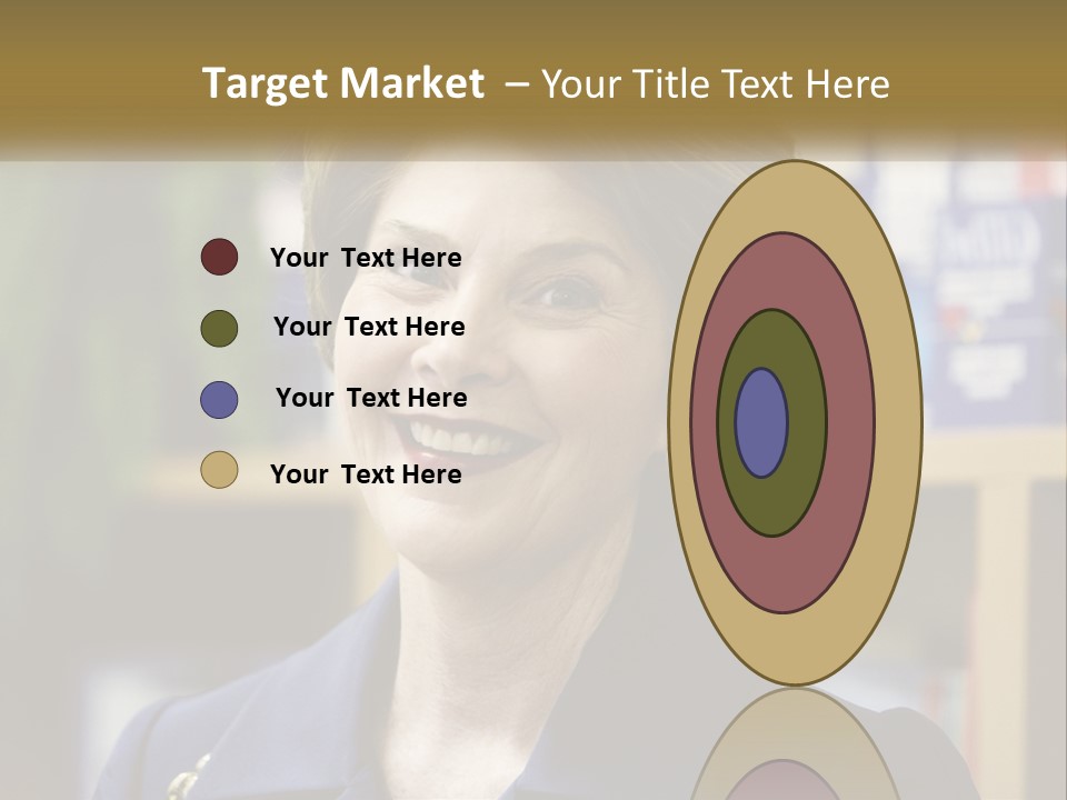 Jewelry Horizontal Lady PowerPoint Template