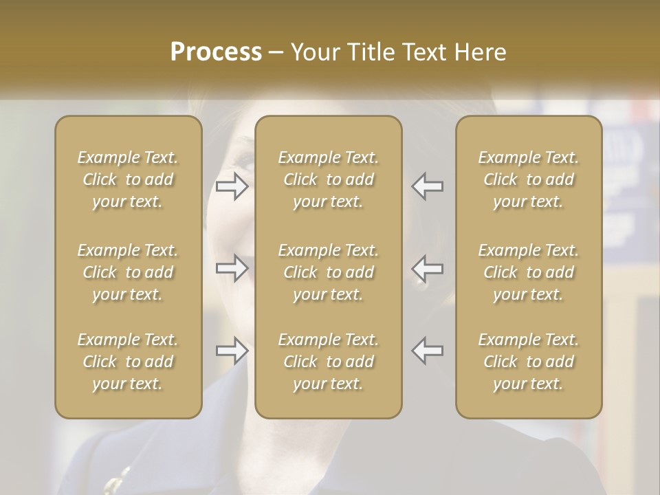 Jewelry Horizontal Lady PowerPoint Template