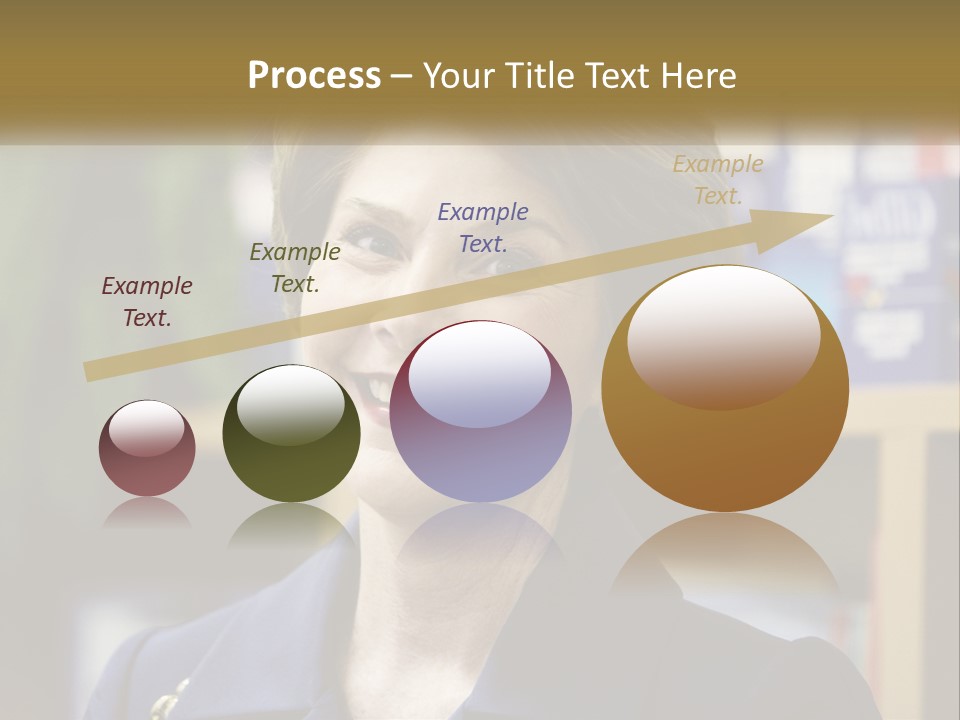 Jewelry Horizontal Lady PowerPoint Template