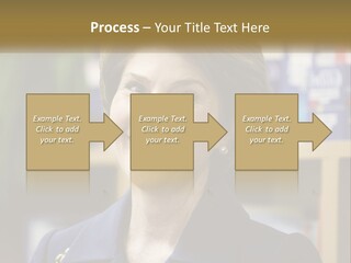 Jewelry Horizontal Lady PowerPoint Template