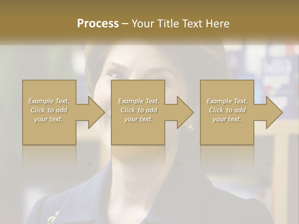 Jewelry Horizontal Lady PowerPoint Template