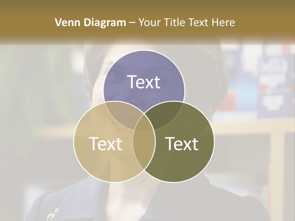 Jewelry Horizontal Lady PowerPoint Template