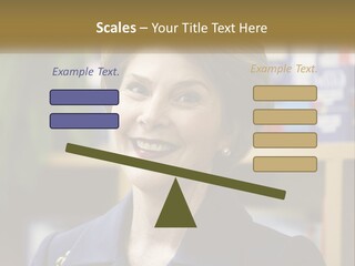 Jewelry Horizontal Lady PowerPoint Template