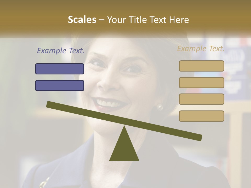 Jewelry Horizontal Lady PowerPoint Template