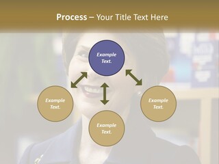 Jewelry Horizontal Lady PowerPoint Template