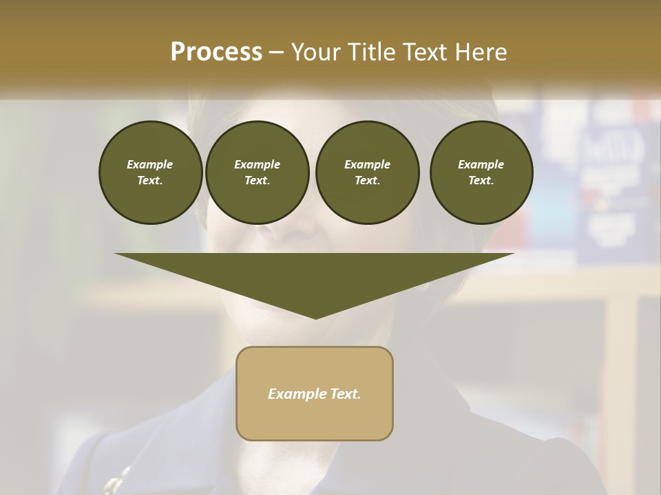 Jewelry Horizontal Lady PowerPoint Template