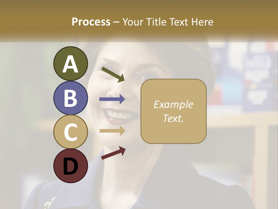 Jewelry Horizontal Lady PowerPoint Template