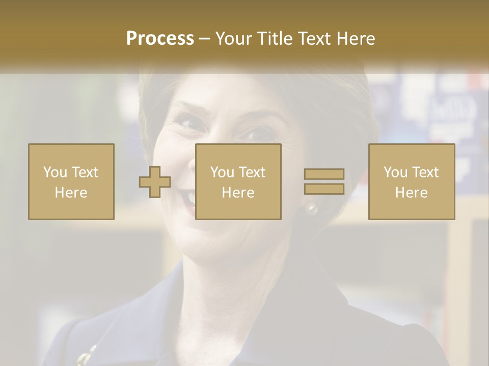 Jewelry Horizontal Lady PowerPoint Template