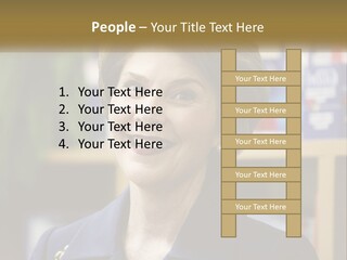 Jewelry Horizontal Lady PowerPoint Template